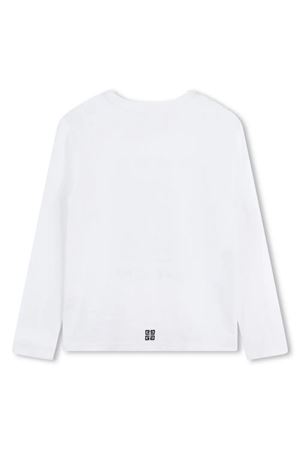 tshirt in cotone bianco GIVENCHY KIDS | H3034110P